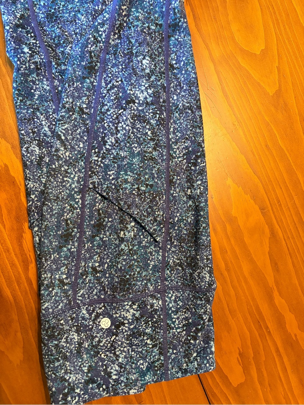 Zella Blue & purple high-Rise Leggings WITH POCKETS